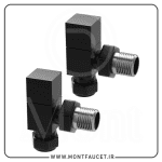 شیر حوله خشک کن فلت مشکی