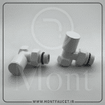 شیر حوله خشک کن گرد سفید