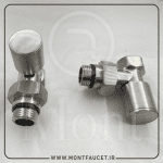 شیر حوله خشک کن گرد کروم مات