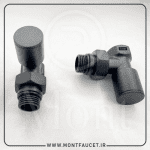 شیر حوله خشک کن گرد مشکی